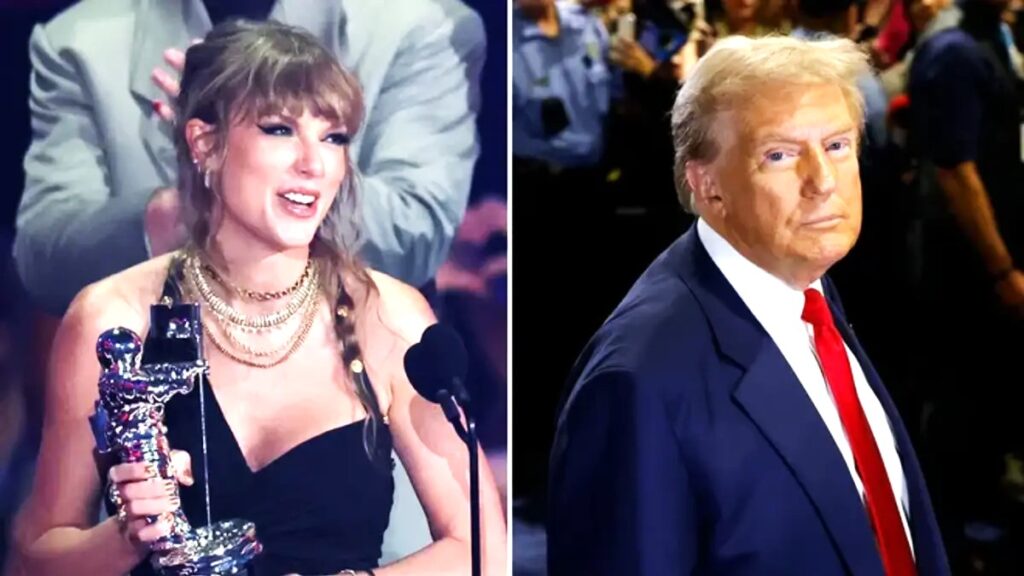 donald trump now bad blood withTAYLOR SWIFT'